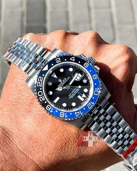 rolex gmt batman with jubilee|rolex batman titan black price.